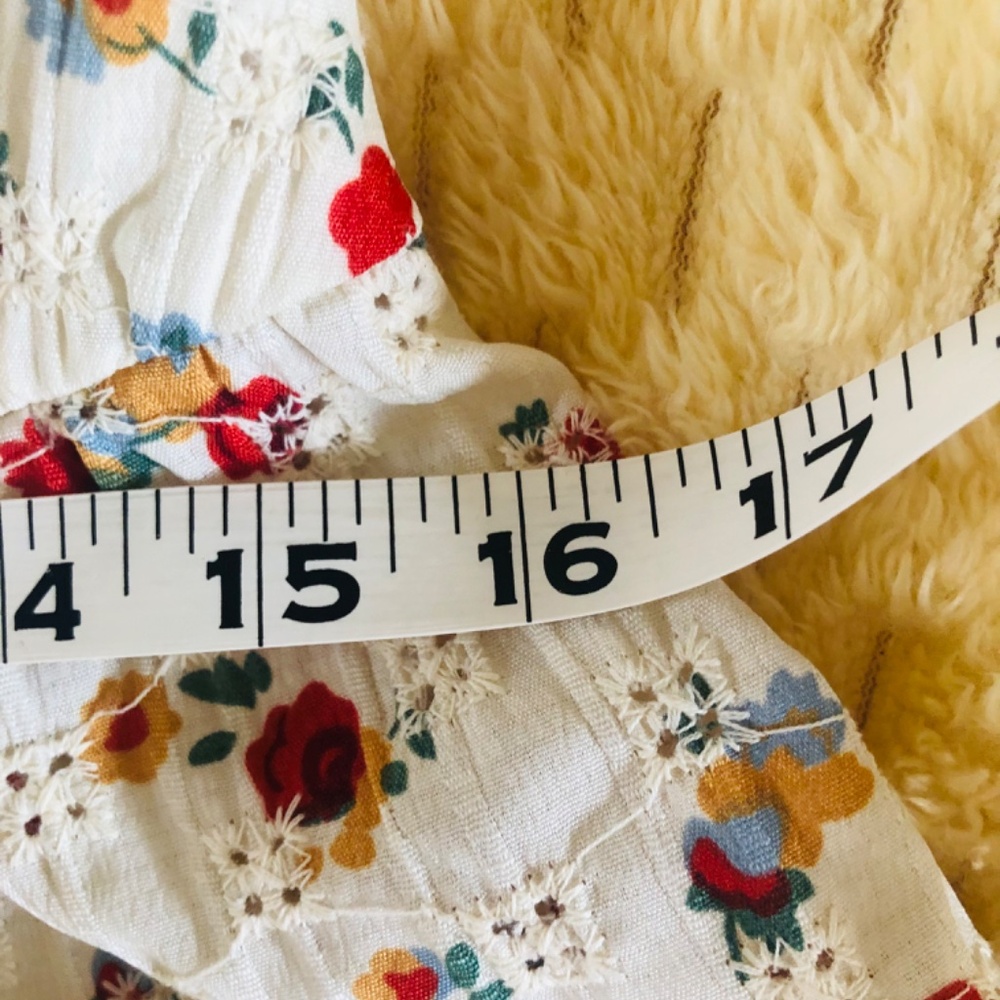 Cider Cream Floral Ruffle Tie-Front Tank Top - Picture 5 of 8